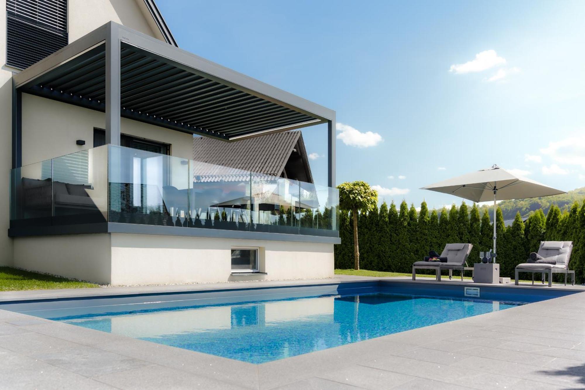 Berghausen Platschberg Urban Hideaway - Stilvolles Ferienhaus Mit Pool An Der Weinstrasse חדר תמונה